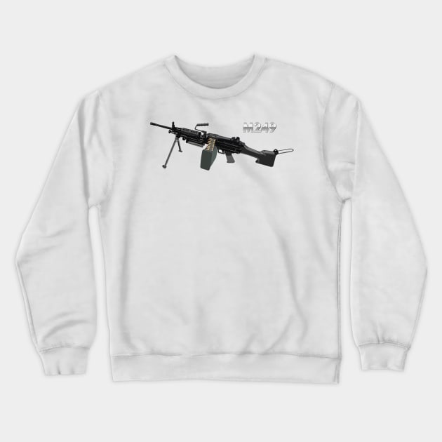 American Light Machine Gun Crewneck Sweatshirt by NorseTech